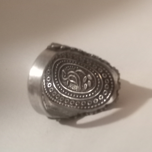 Statement Ring stamped 925 silver - Picture 3 of 4